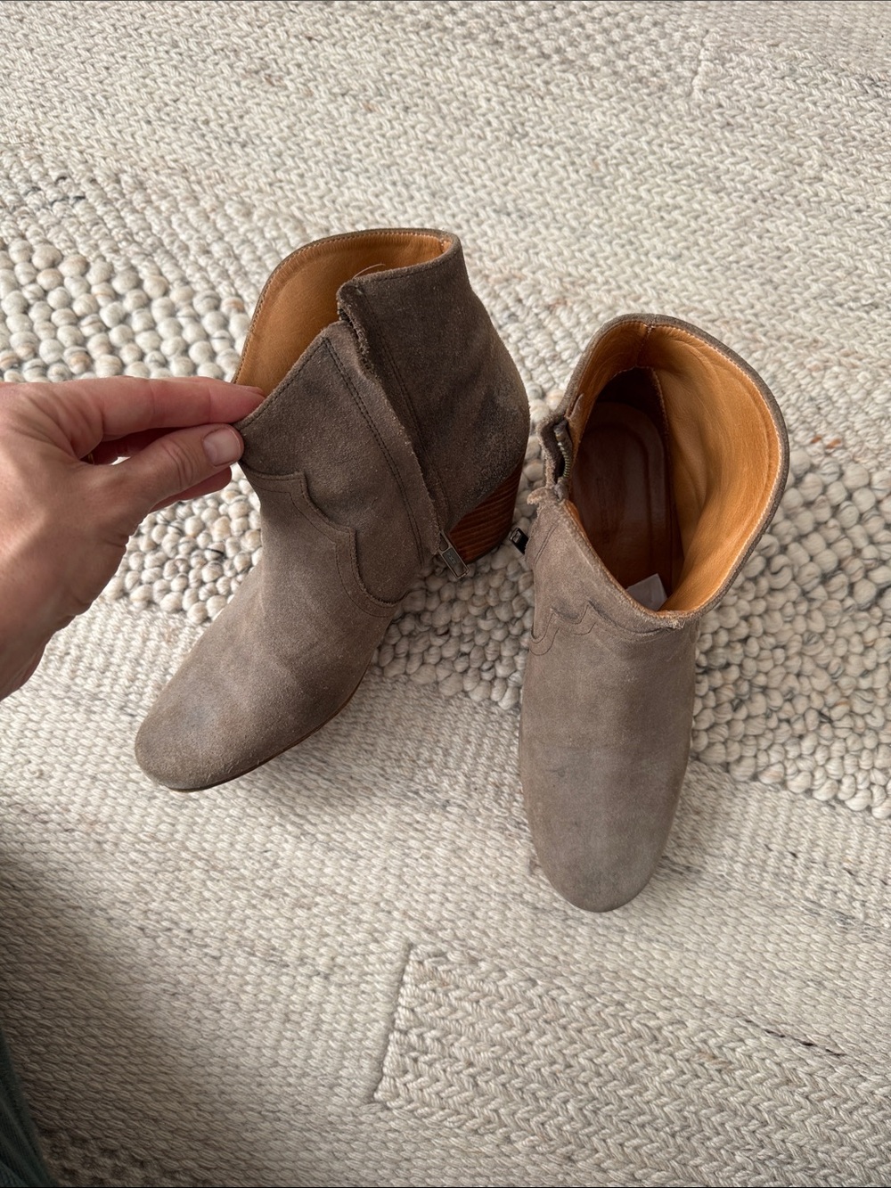 Isabel Marant Dicker Ankle Boots - brown suede - Picture 3 of 6